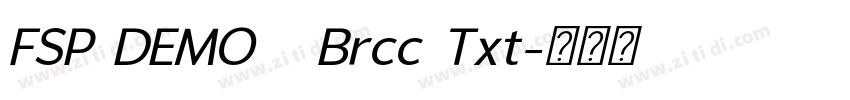 FSP DEMO   Brcc Txt字体转换